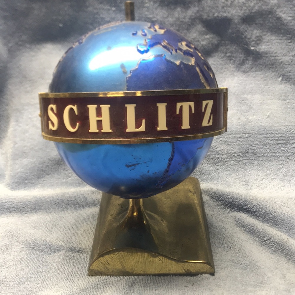 Schlitz Beer globe, advertising beer sign/ globe
